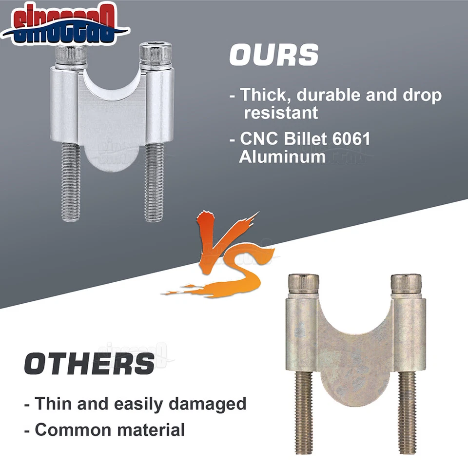 Separadores de manillar elevador de 7/8" para Triumph Honda CRF250L VTX 1300 1800 Foto 4 de 4