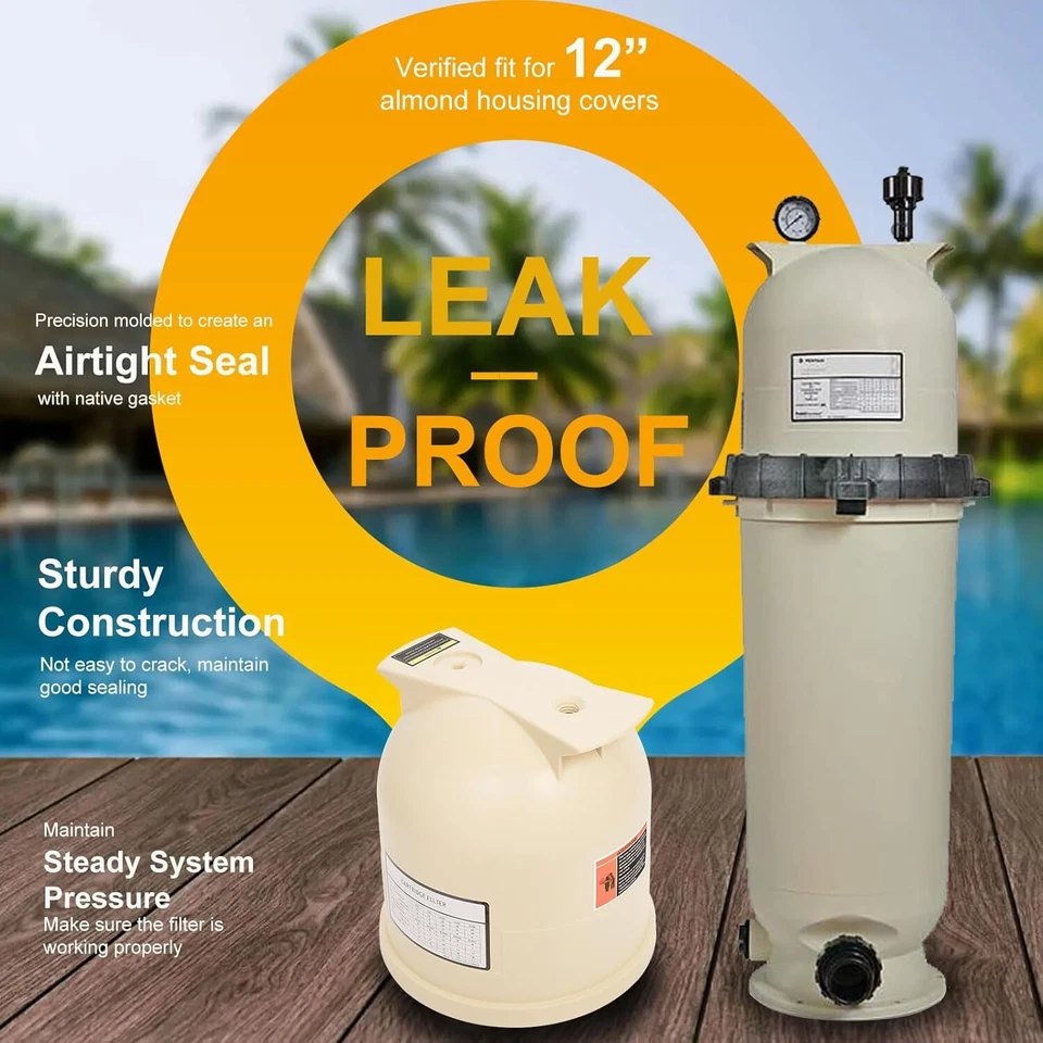 Tapa de filtro de piscina y spa de repuesto para Pen-tair 178561 178561 Foto 3 de 4