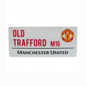 Manchester United Old Trafford Street Sign Kids Bedroom Wall Decor