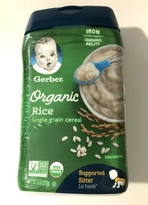 organic single grain baby cereal