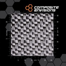 Carbon Fiber Fabric 2x2 Twill Spread Tow 12k 11.8oz/400gsm Toray T700-Sample
