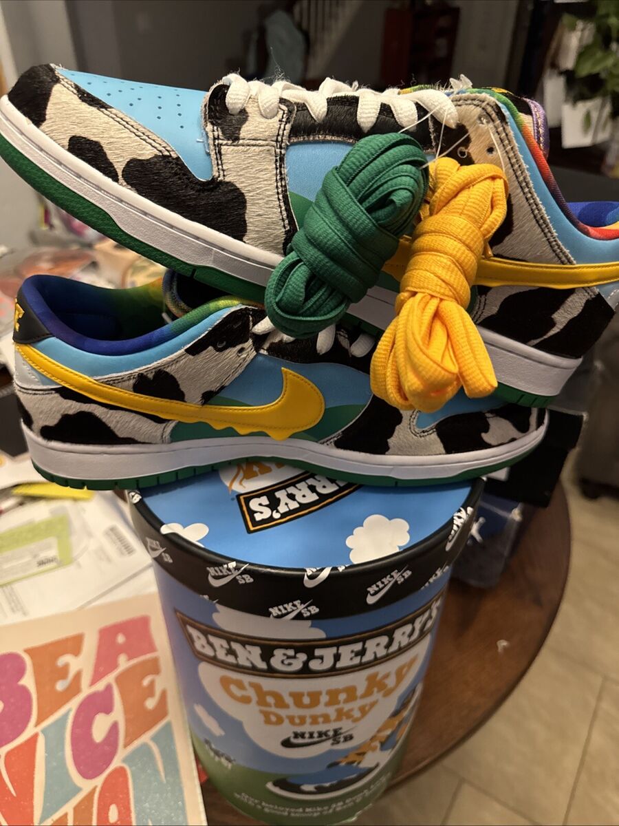 Nike SB Dunk Low Ben And Jerry Chunky Dunky Special Box | eBay Nike SB Dunk Low Ben And Jerry Chunky Dunky Special Box | eBay