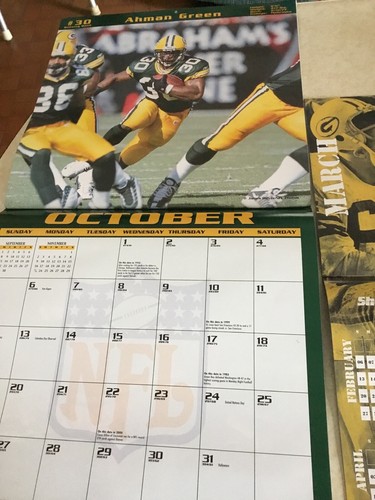 Lot 5 Green Bay Packers Calendars 2001-2007, 2 Sealed Shopko 50th Anniversary - 第 10/11 張圖片