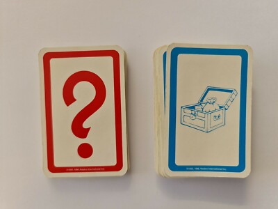 Genuine MONOPOLY Deluxe Edition 1996 HASBRO, Chance & Community CARDS (Complete)
