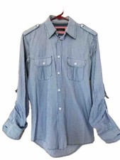 Zara men’s Long Sleeve shirt Slim Fit Size XS New Free Shipping