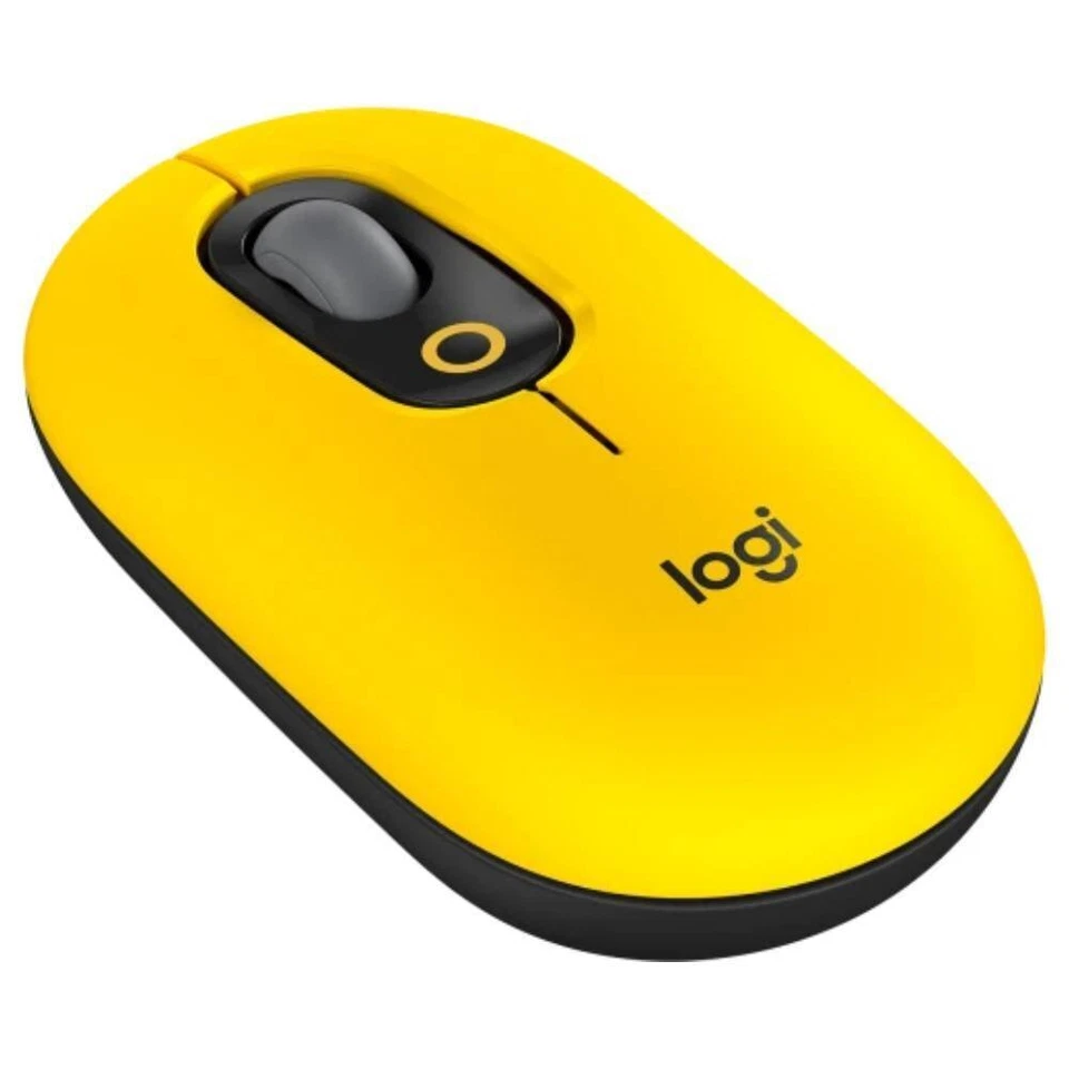 Logitech POP MOUSE Yellow wireless 4000DPI Gaming Mouse - Image 2 of 4
