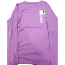 Vision Street Wear Men's Medium Purple Graphic Long Sleeve T-Shirt NWT