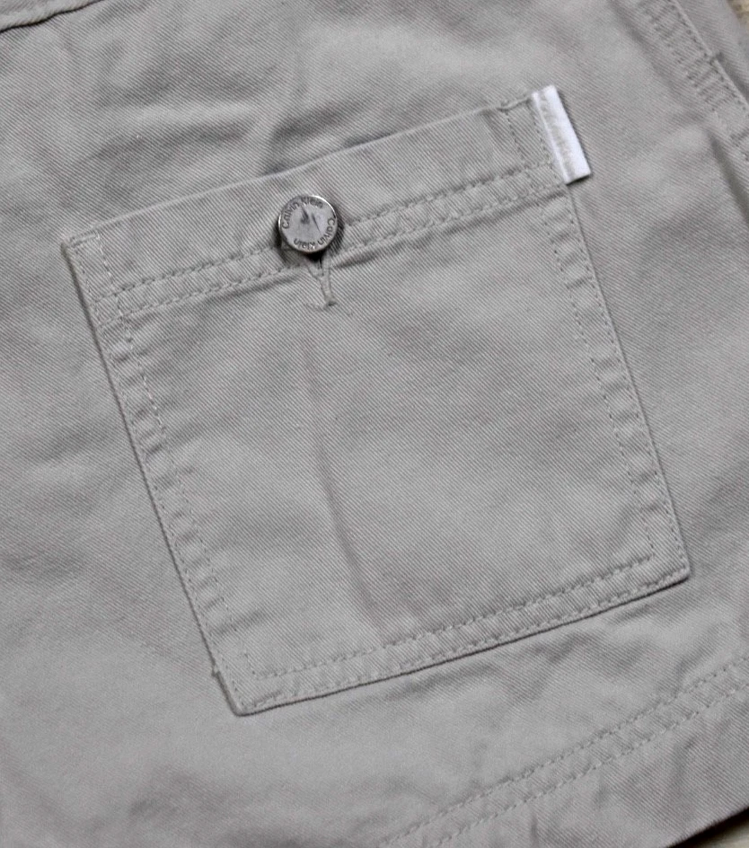 Pantalones Cortos de Denim Años 90 Y2K Calvin Klein Tostado Tiro Bajo Para Mujer Talla 2 De Colección Años 2000 Foto 4 de 4