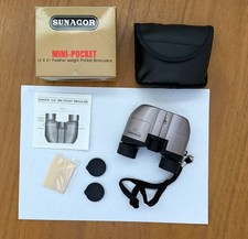 Sunagor 18 x 21 Mini Pocket Compact Binoculars With Case and Box