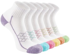 Hepsibah Womens Ankle Athletic Socks Cotton Thick Cushioned Low Cut Running S...