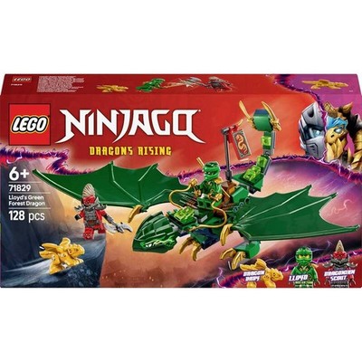 LEGO NINJAGO Lloyds grüner Walddrache Spielset mit 2 Minifiguren und - Neu