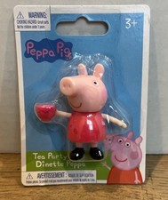 New Tea Party Peppa Pig  Mini Action Figure Official Peppa Pig Family Toy