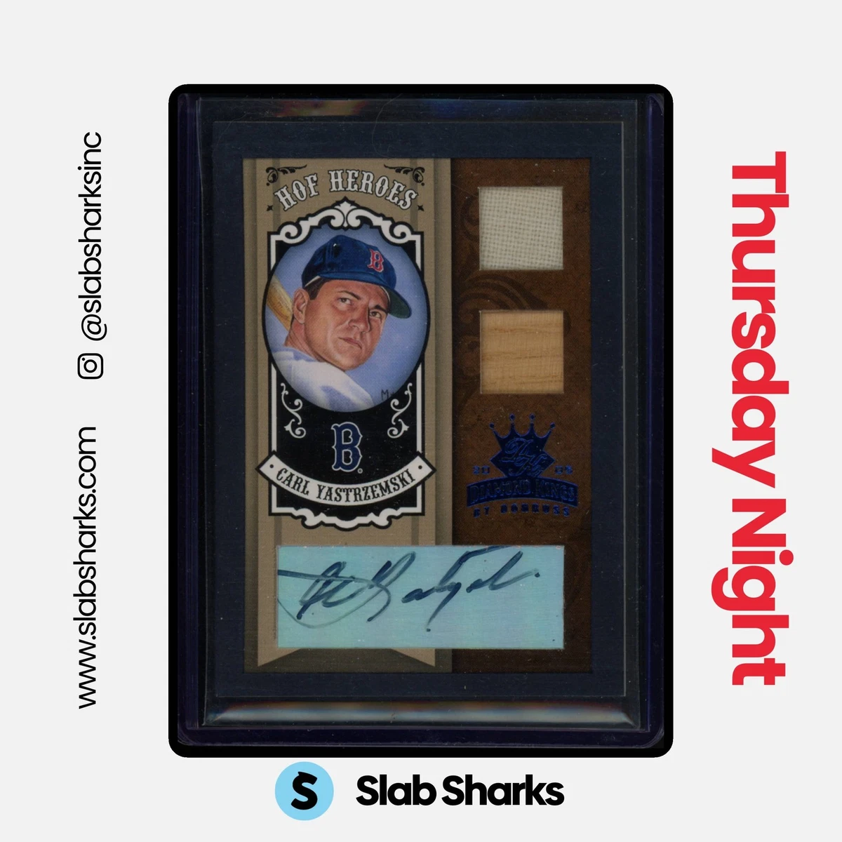 Carl Yastrzemski Autographed Baseball Cards for sale | eBay