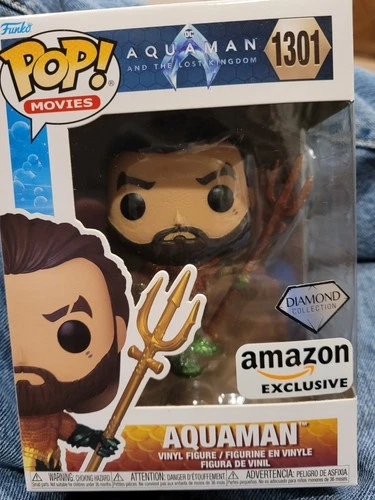 Funko Pop #1301 Diamond Collection "Aquaman" Free Ship Lower  48 States