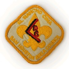 PATCH BSA Boy Scouts El Rancho Cima Sam Houston Area Council