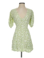 Faithfull the Brand Women Green Cocktail Dress 4