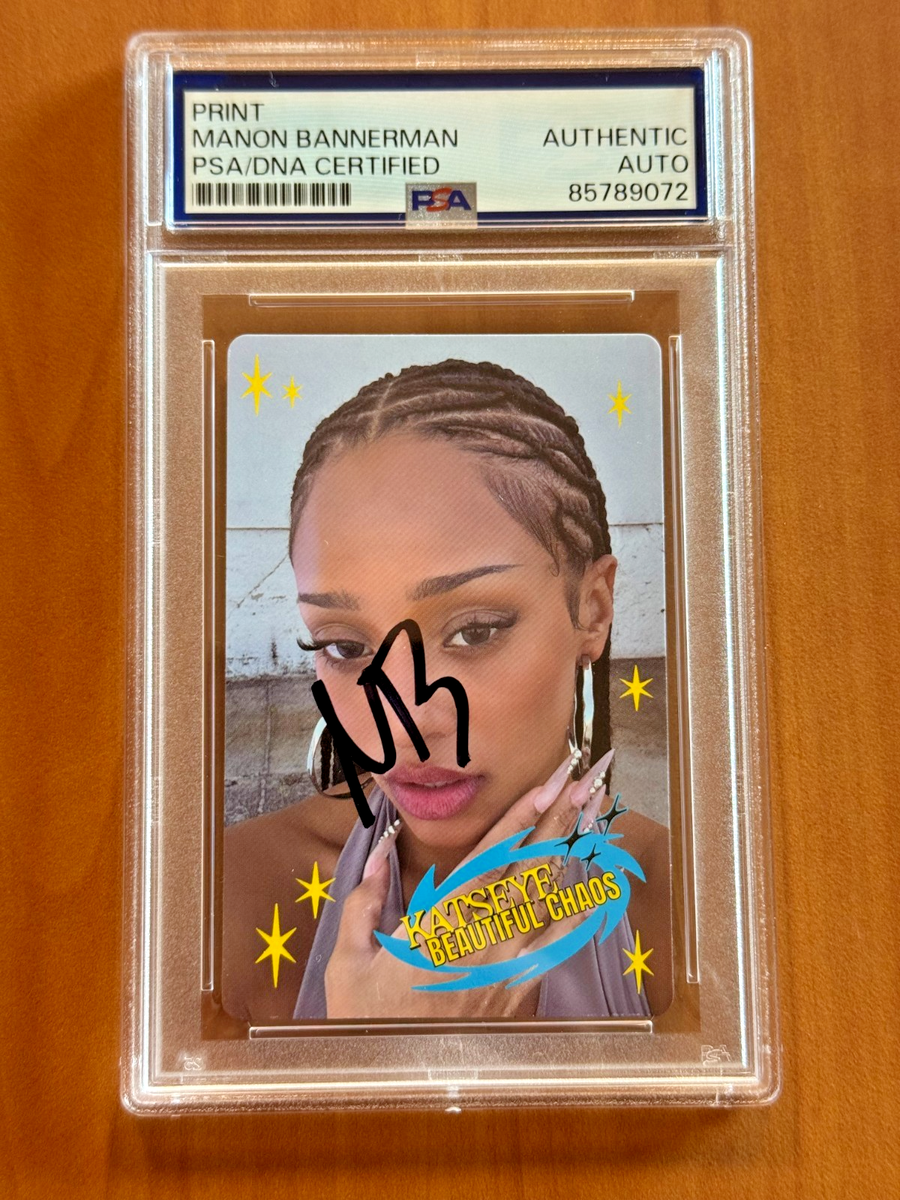 Katseye Manon Signed Autographed Beautiful Chaos Vinyl Photocard
