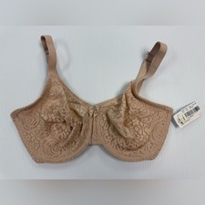 Wacoal Halo Lace Underwire Bra Nude/Sand Lace Back Closure Size 30G NWOT