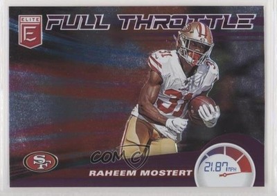 2020 Panini Donruss Elite Full Throttle Purple 71/75 Raheem Mostert #3 2rz
