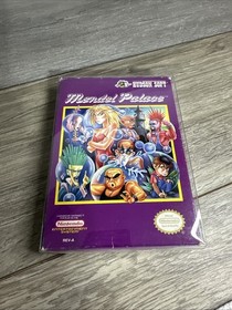 Nintendo NES Game Mendel Palace CIB Complete In Box Box Protector Manual