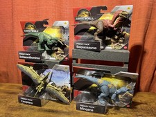 Jurassic World Rebirth Frenzy Pack of 4 Ceoptera  Minqaria  Beipiaosaurus  1