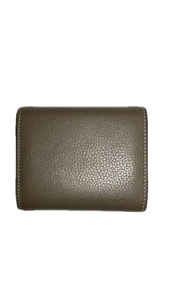 Celine Leather Folded Multi-Function Trifold Wall… - image 4