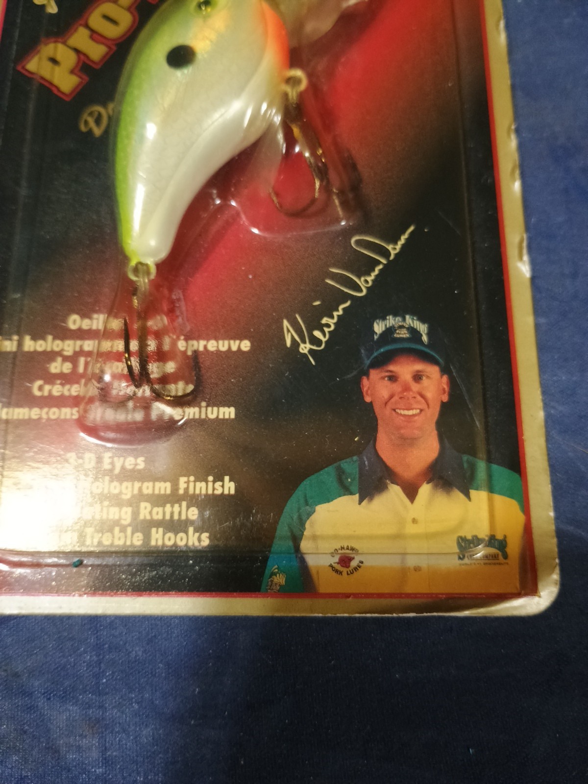 3 Vintage Strike king Lures, 2 Series 4S,One Series 1, Crankbaits. Pro Models - Image 9