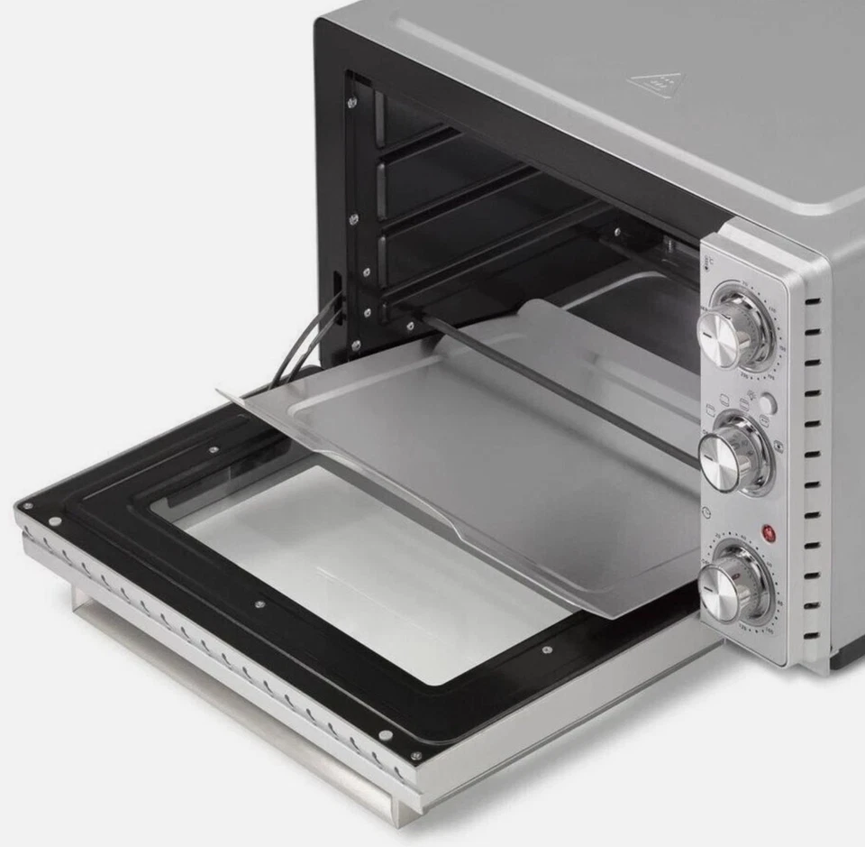 CASO-TO26 Backofen mit Heißluft-Minibackofen/Grill, Silber 220 - 240 V~50/60Hz - Bild 3 von 4