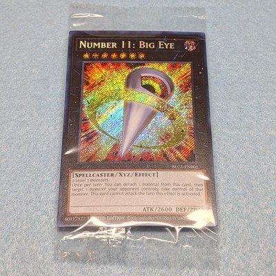 1x Yugioh Number 11: Big Eye BLC1 Limited Ed Secret Rare Card Sealed