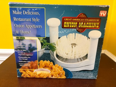 #ad 1999 Great American Steakhouse Onion Appetizer Machine Telebrands As Seen On TV $39.99