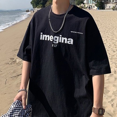 Mens Casual Short Sleeve Printed T Shirt Crew Neck Blouse for Summer Wear - Picture 16 of 38