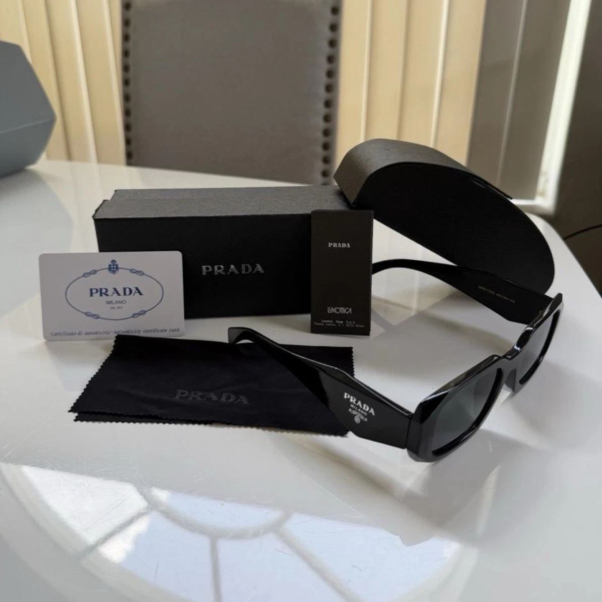 Gray PRADA Sunglasses for Men for sale | eBay