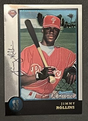 1998 Bowman Chrome  Jimmy Rollins Phillies #181 Rookie  Card