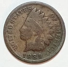 Indian Head Penny Lot of "1" VERY NICE 1889 GOOD OR BETTER°$ FREE SHIPPING $#625