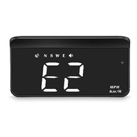 Eurowagens Car Dashboard HUD M1 Weiß Mit GPS Funktionen Einfache Installation