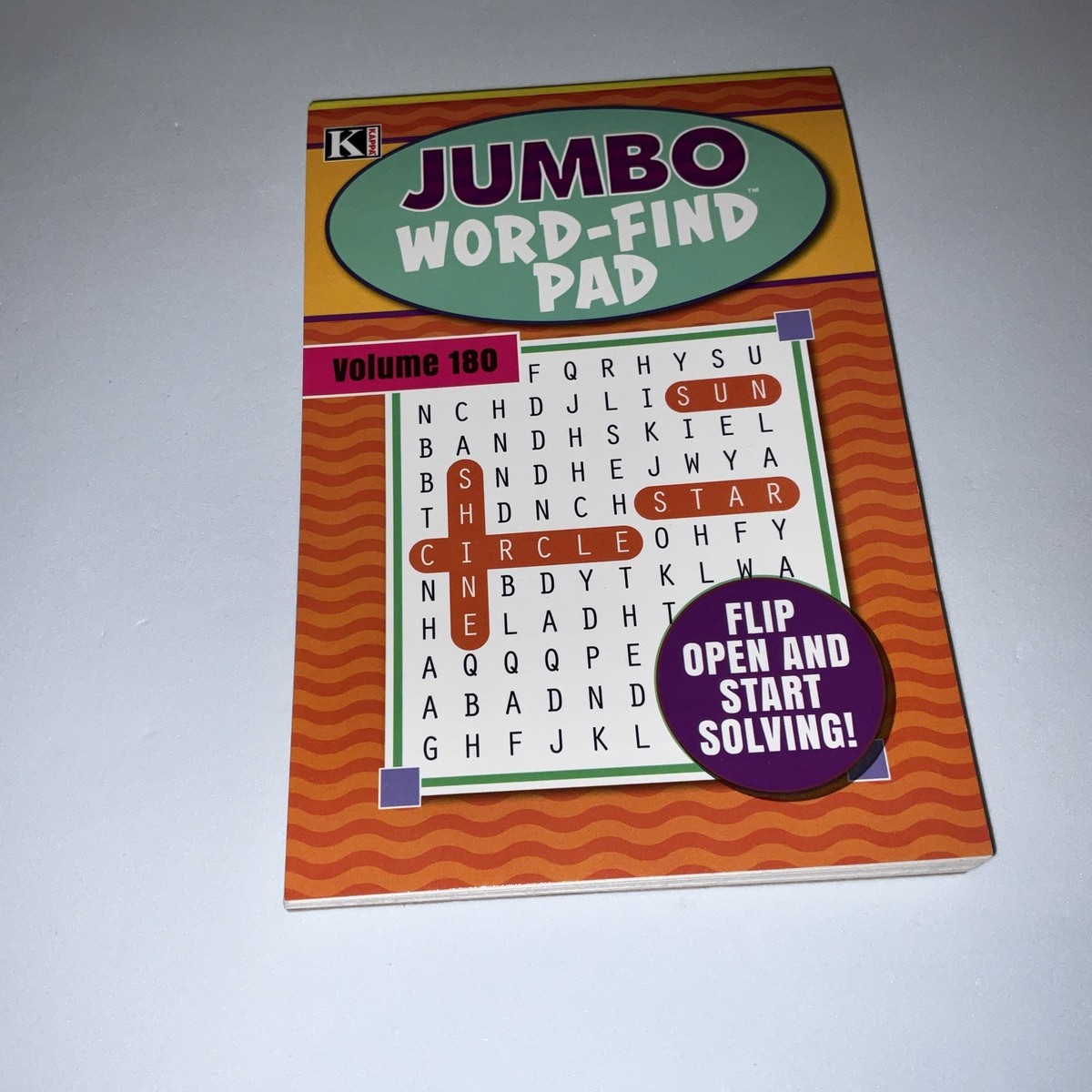 Kappa Easy-to-Read Word Find Puzzle Books - 2 Volume Set, Large Print, 96 Pages Each - View #2