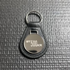 Rare Shelby Gt500kr Leather Keychain Engine Cap Super Snake Ford Mustang Cobra