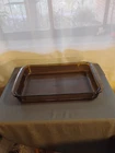 Vintage Pyrex 233-N Amber Brown Glass Baking Pan Casserole Dish 13"x 9”x 2” 3QT