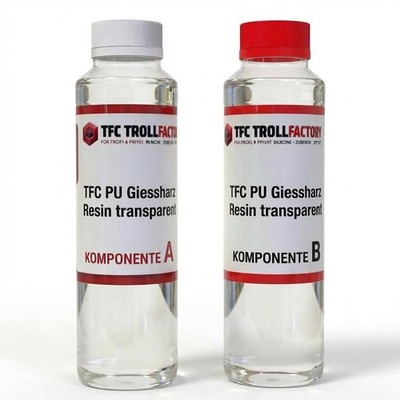 TFC PU Giessharz Resin transparent - Größe:  487,5 g (250g A + 237,5g B)