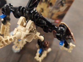 LEGO Bionicle Glatorian With Box & Manuals 8982 8983 For - Parts Or Repair 