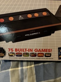 New Sealed Atari Flashback 4 40th Anniversary Special Edition Game Console 75 Ga