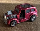 Vintage 1970 Hot Wheels Redline Rose Red Cockney Cab Toy Car