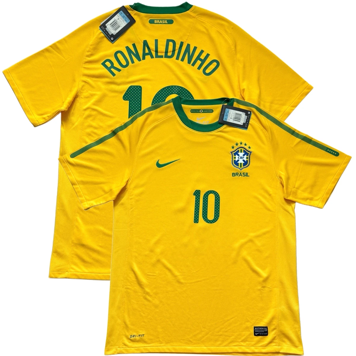 Nike Ronaldinho Brazil National Team Soccer Fan Apparel