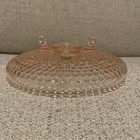 Pink Depression Glass Hobnail Bowl with Feet. 6-1/4” diameter  — photo 4