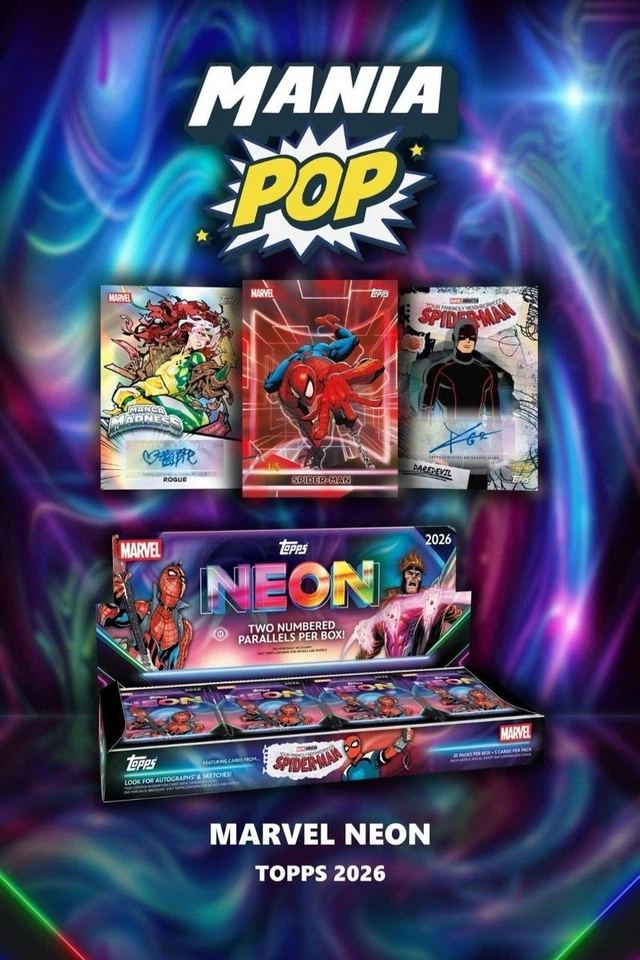 MARVEL NEON | HOBBY BOXES | BEN | RANDOM & PERSONALS