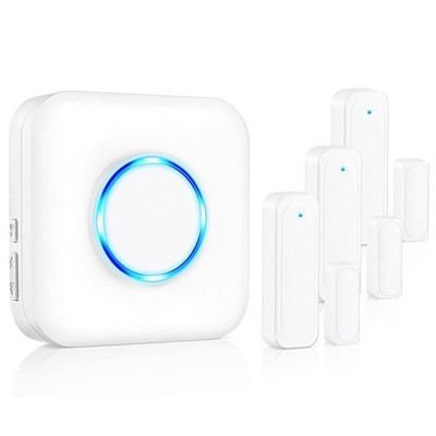 Satisure Wireless Door Open Contact Sensor Alarm Chime with 600 FT Range, 58 ...