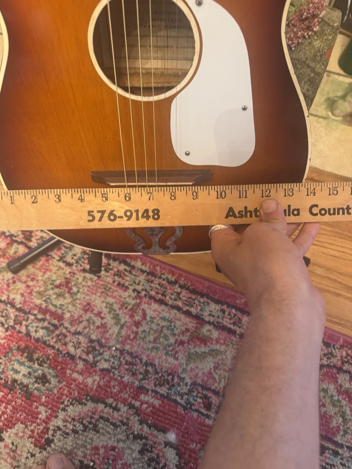 Vintage 1964 Gallotone (John Lennon) Acoustic Guitar, Restored, S.African Beauty