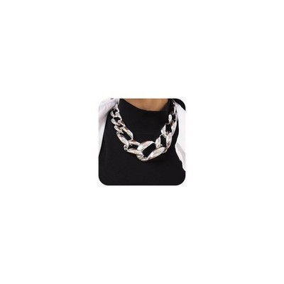 Mode Silber Grob Halsband Kubanische Gliederkette Dicke Halsketten Punk Statement Shi