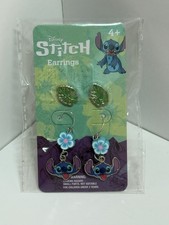 LUV HER Disney Lilo Stitch Earrings, 2 Pairs, Studs, Dangle