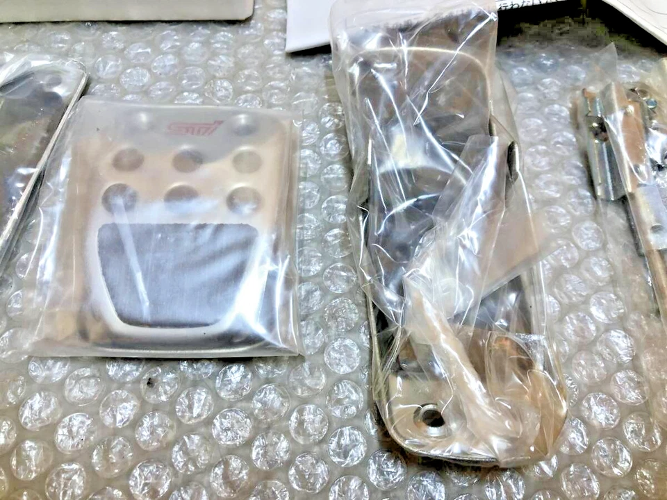 Subaru Impreza STI WRX MT Manual Pedal Covers GC8 GF GDB Forester Legacy from JP - Image 4 of 4